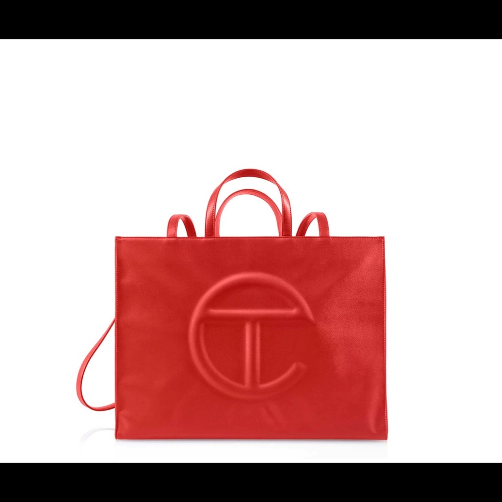 Telfar Large Shopping Bag Red